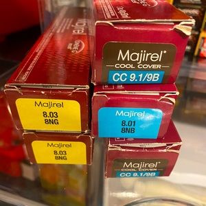 Bundle of Majirel L’Oréal Permanent Color tubes